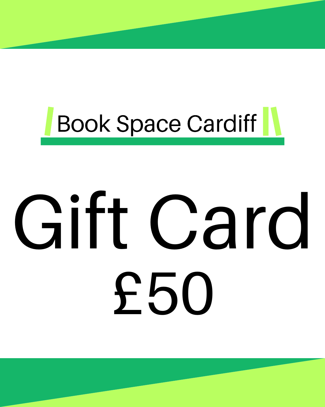 Book Space Cardiff gift card